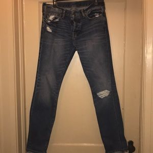 Men’s Abercrombie 32x34 Distressed Skinny Jean
